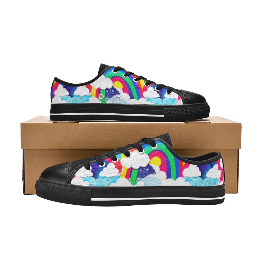 WOMEN'S Clouds Unicorns Art Canvas Surreal Shoes