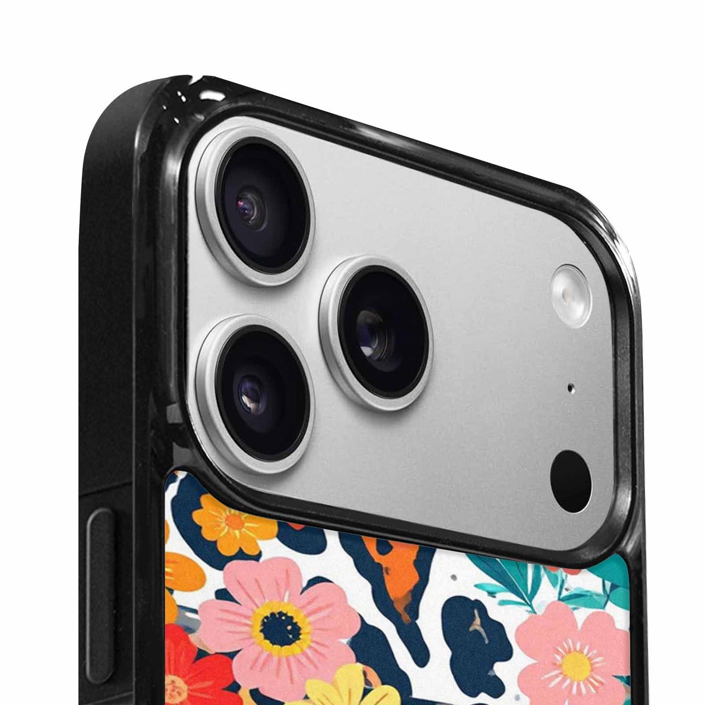 iPhone 17 Pro Max Case — Leopard Print Floral Seamless Animal Print, Unique Phone Case Design