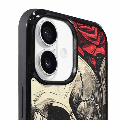 iPhone 17 Case — Seamless Tileable Pattern Of Gothic Skulls, Custom Designed Case Cover