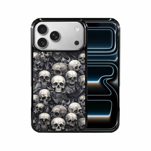 iPhone 17 Pro Max Case — Skull Dark Art Gothic Print Gothic, Customized Protective Case