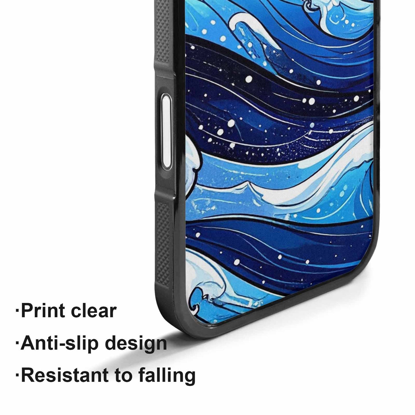 iPhone 17 Case — Glossy Winter Wave Cartoon Cute, Custom Made Phone Cover