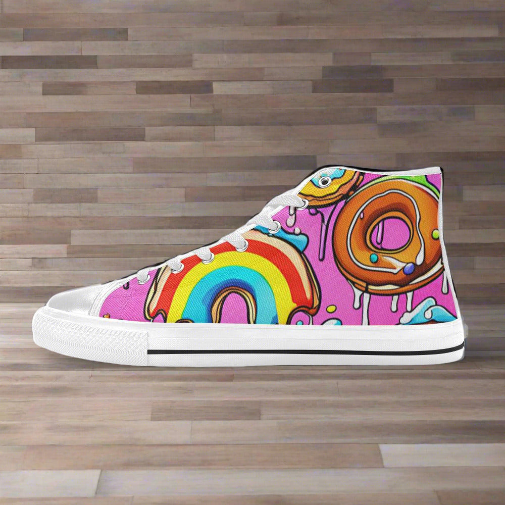 Wolf Navy Indigo Unique Bold Art - Freaky Shoes