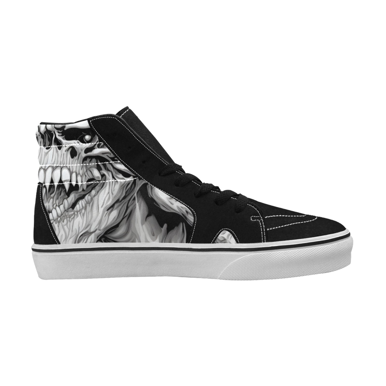 MEN'S Horror Comic Book Art High Top Skateboarding Vivid Shoes