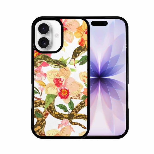 iPhone 17 Case — Snakes Print Floral Seamless Floral, Custom Art Phone Cover
