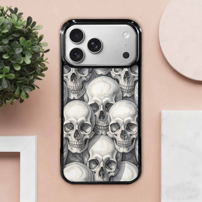 iPhone 17 Pro Max Case — Skull Dark Art Gothic Print Gothic, Custom Designed Case Cover