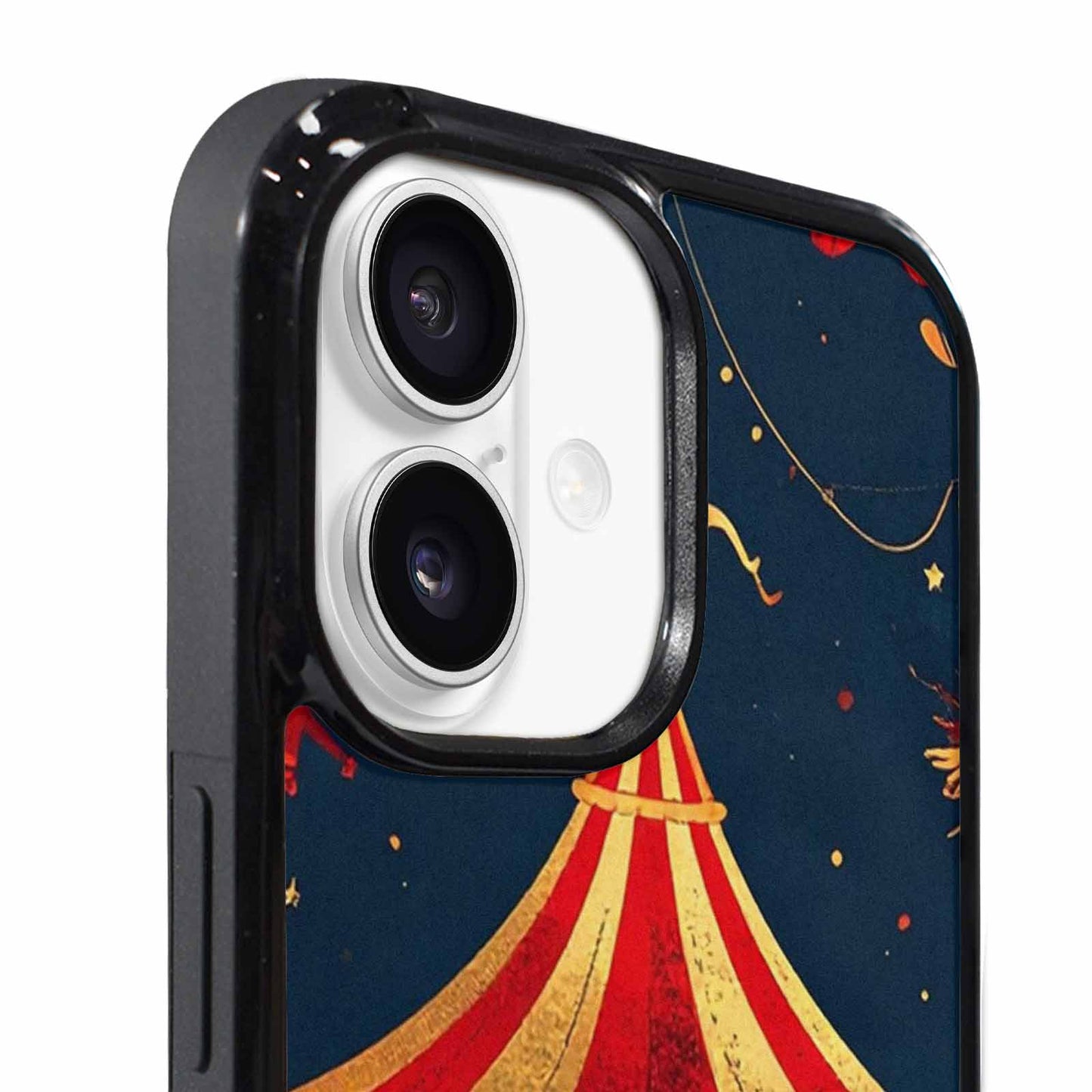 iPhone 17 Case — Vintage Circus Art Pattern Retro Vintage, Personalized Phone Case