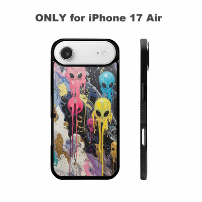 iPhone 17 Air Case — Aliens Marblemelting Aliens Pa Mif Alien, Custom Print Case Cover
