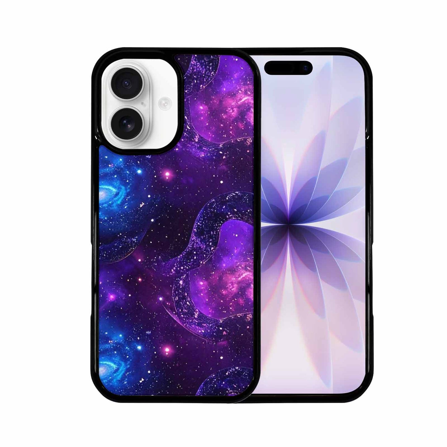 iPhone 17 Case — Galaxy Snake Print Galaxy Space, Original Design Phone Case