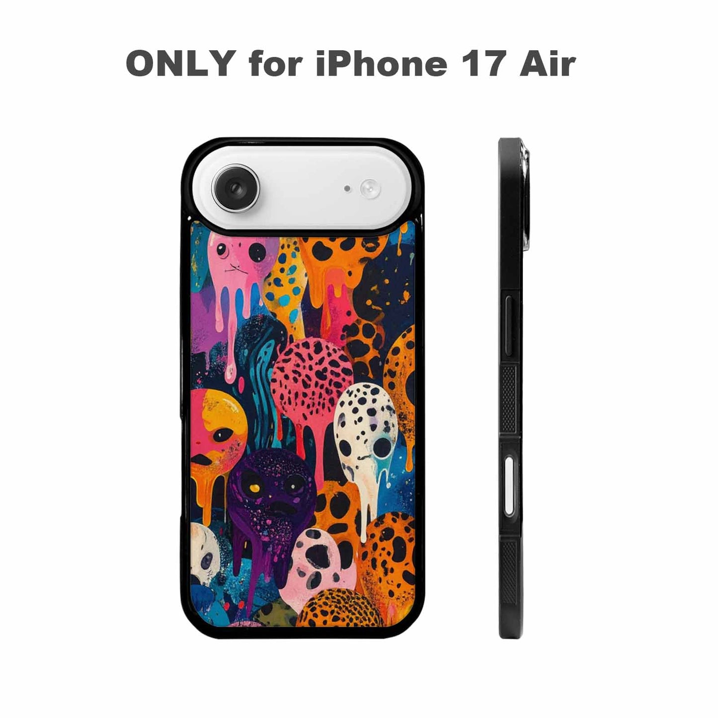 iPhone 17 Air Case — Melting Aliens Pattern Hundreds Of Alien, Custom Made Phone Cover