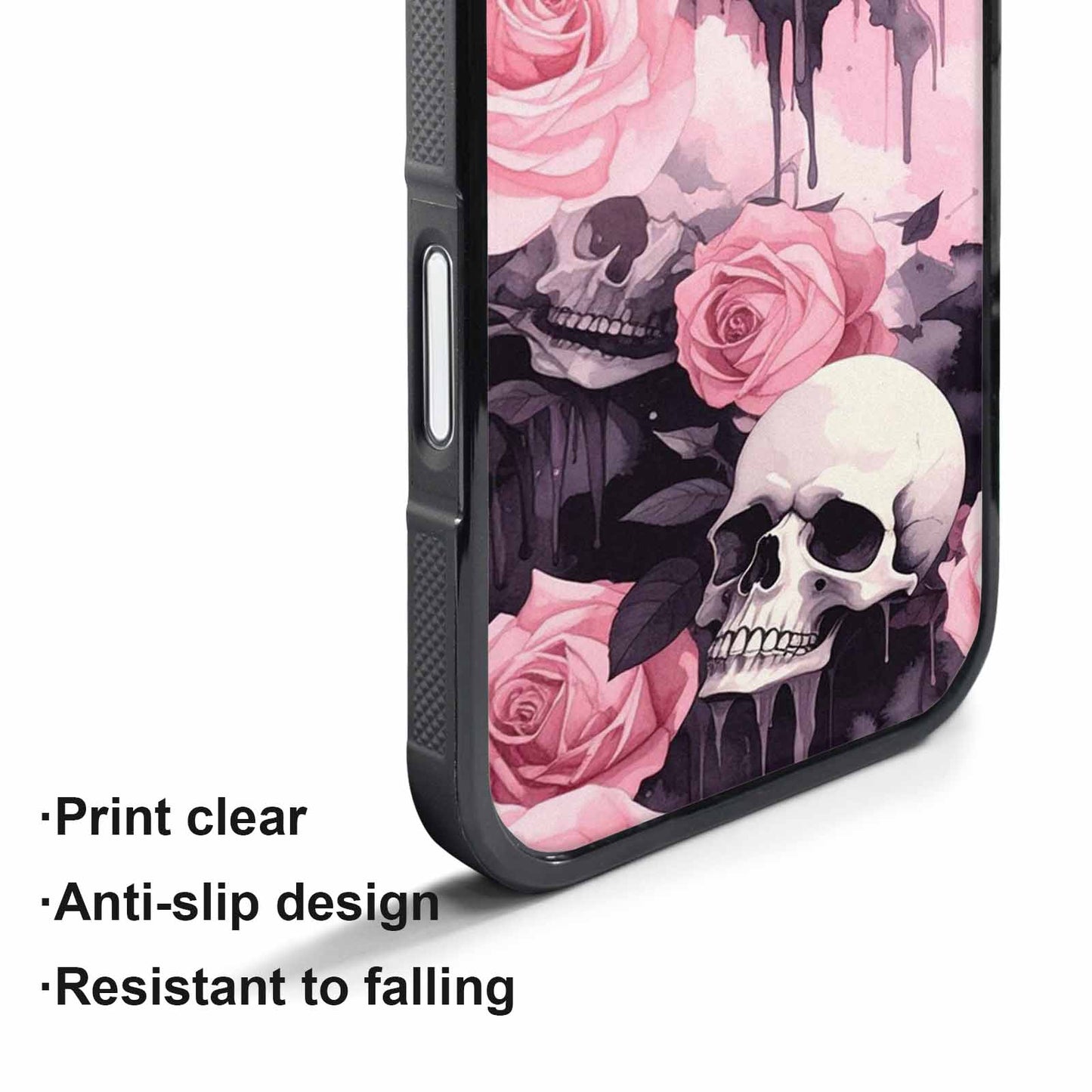 iPhone 17 Pro Case — Skull Dark Art Gothic Print Gothic, Unique Phone Case Design