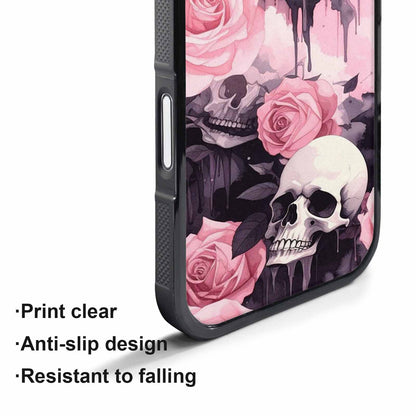iPhone 17 Pro Case — Skull Dark Art Gothic Print Gothic, Unique Phone Case Design