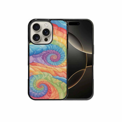 iPhone 16 Pro Case — Tie Dye Swirls Tie Dye Swirls, Custom Designed Case Cover