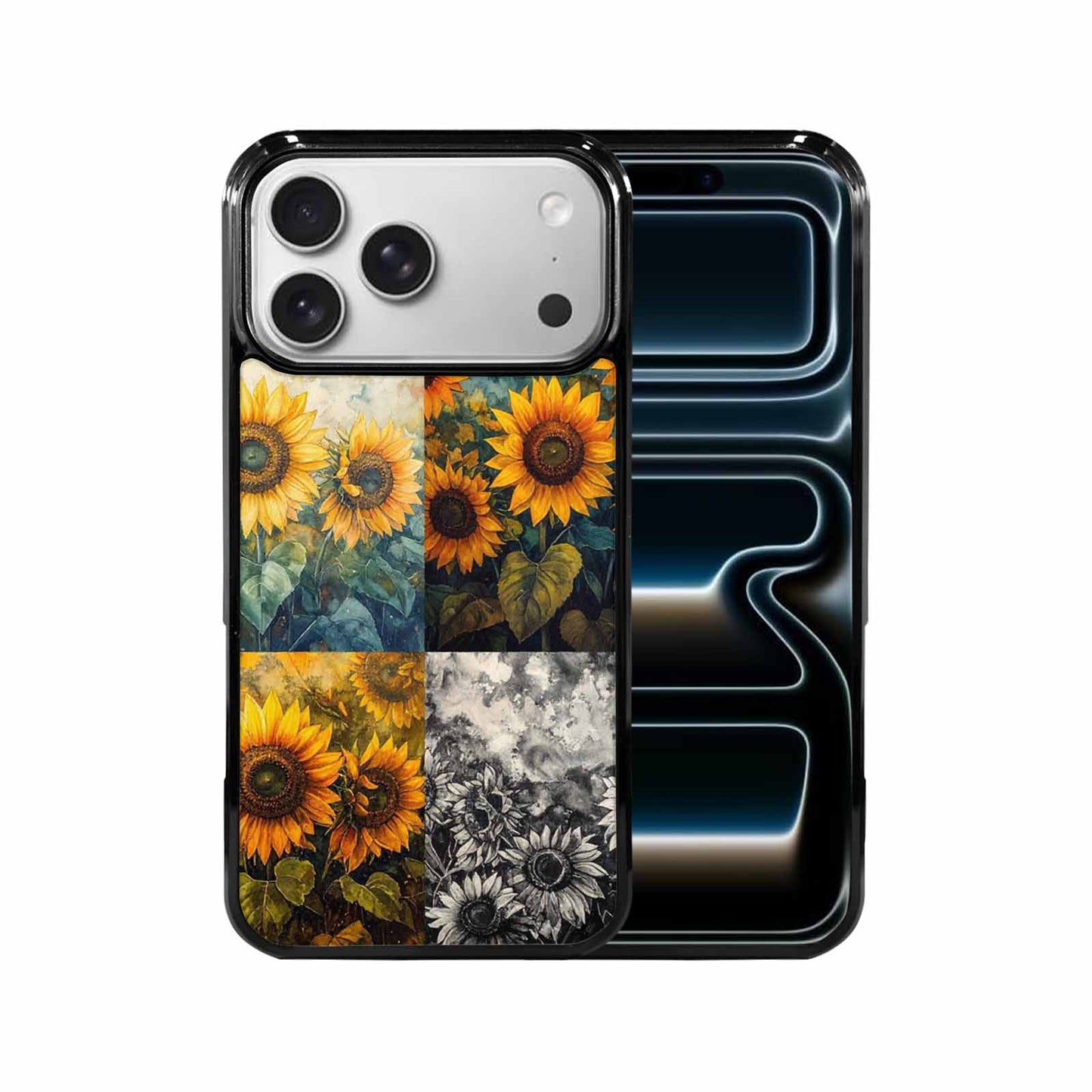 iPhone 17 Pro Max Case — Blend Melt Them Together Floral, Custom Print Case Cover