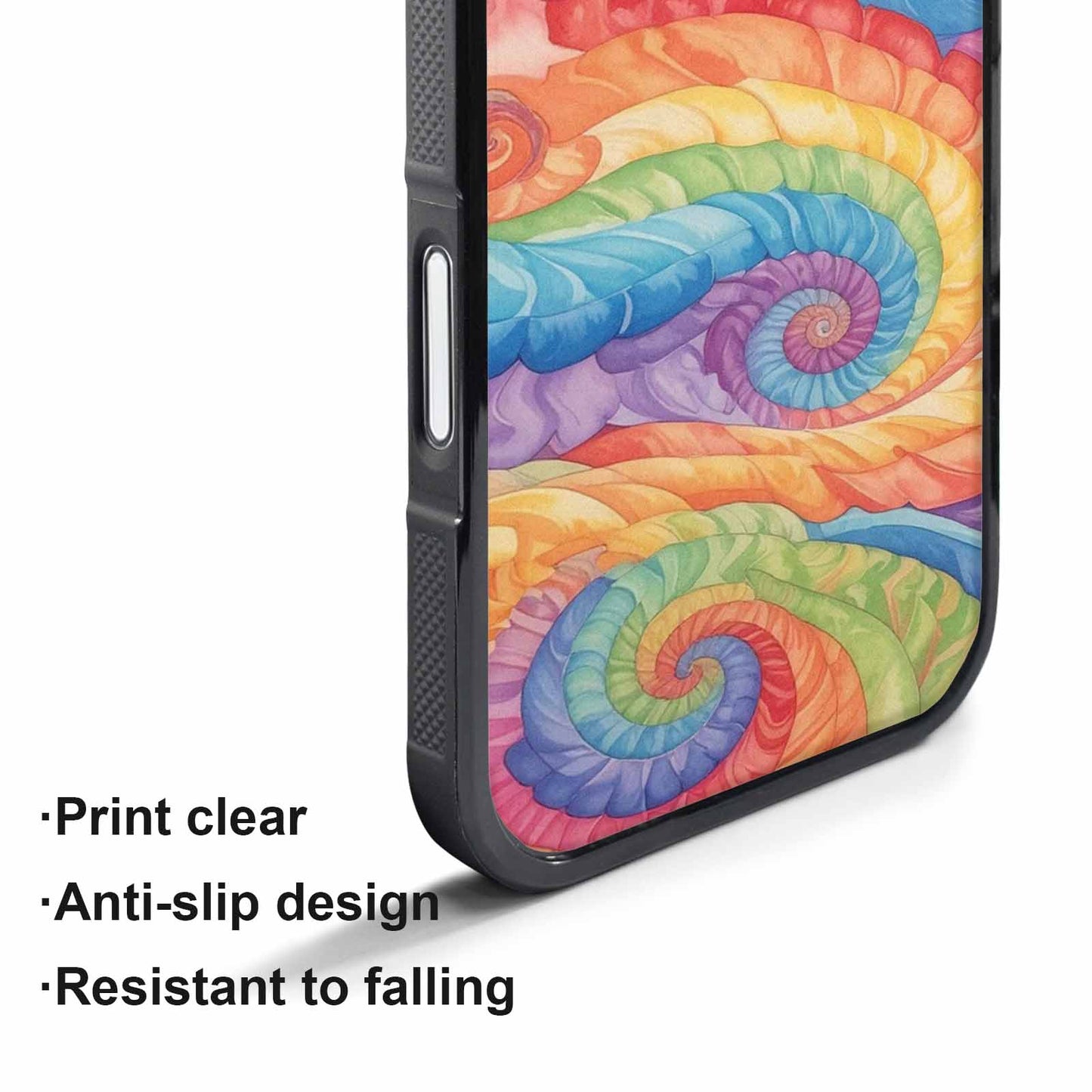 iPhone 17 Pro Max Case — Tie Dye Swirls Tie Dye Tie, Customized Protective Case