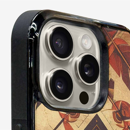 iPhone 16 Pro Max Case — Native American Geometric Pattern Arrows Feathers, Unique Phone Case Design