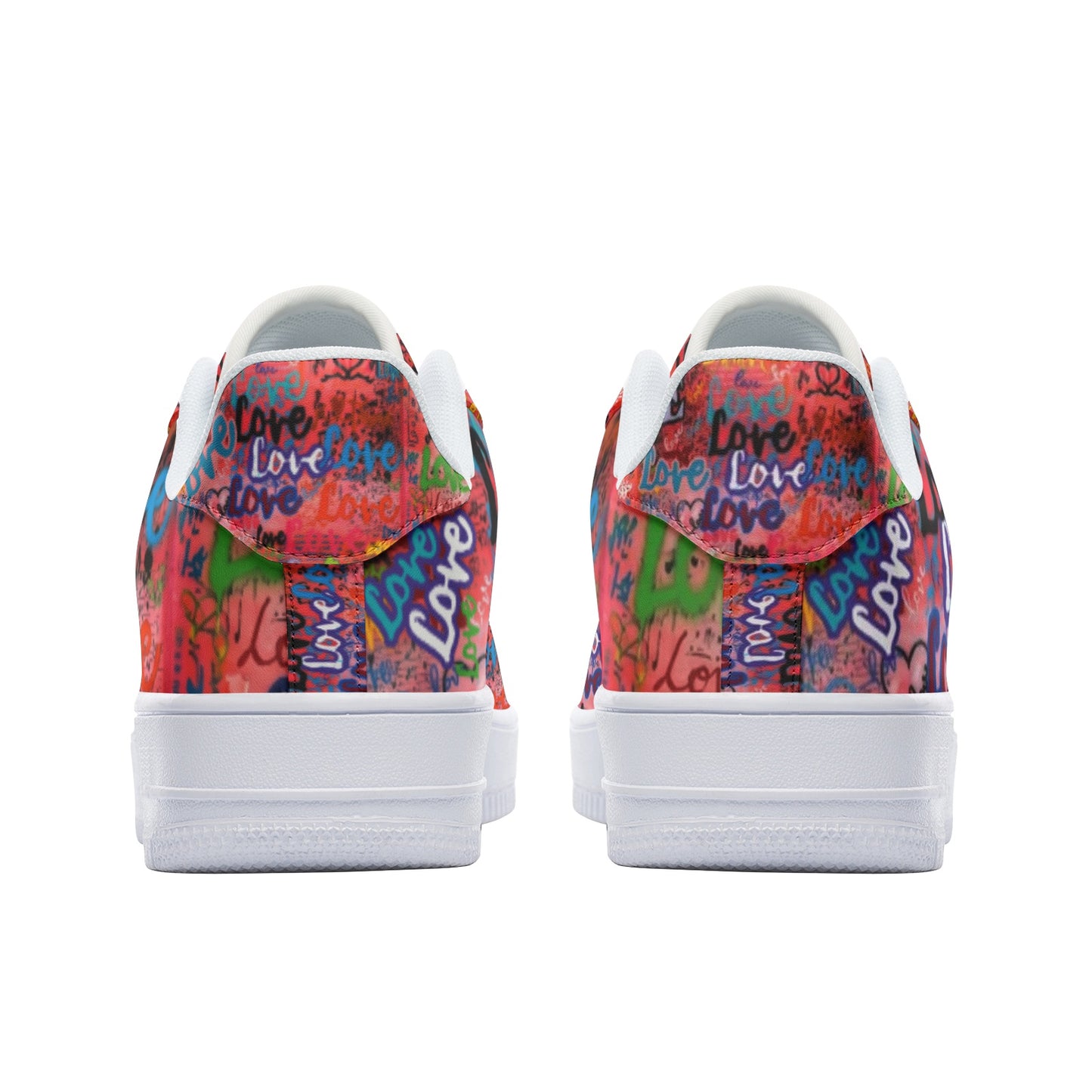 Love Unisex Low Top Leather Sneakers