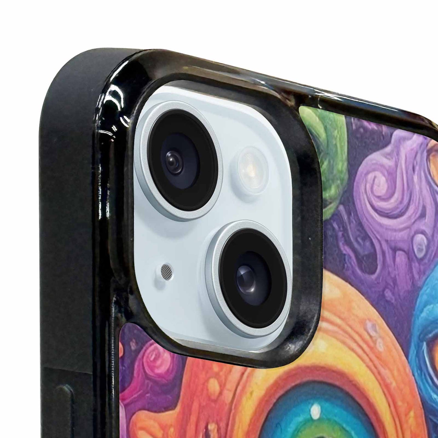 iPhone 15 Plus Case — Aliens Tie Dyemelting Aliens P, Custom Phone Case