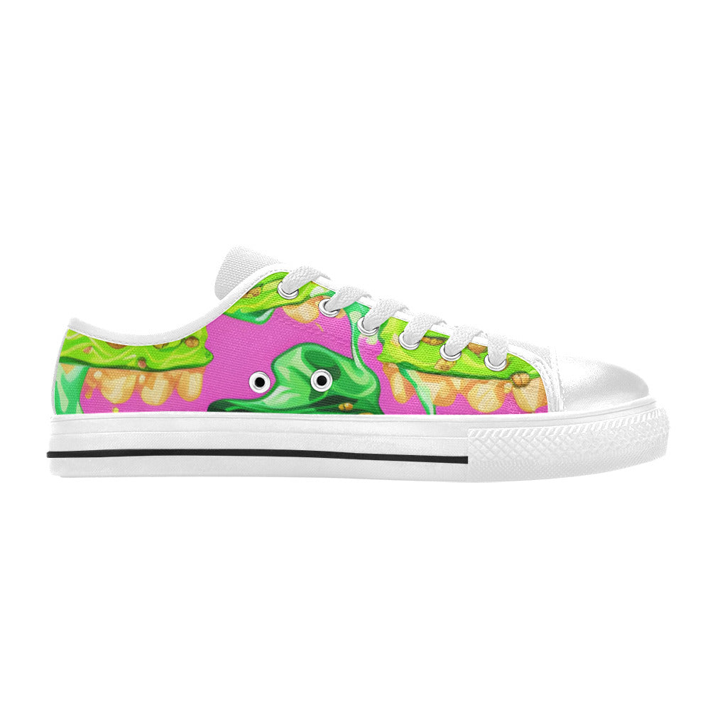 MEN'S Cc Ice Cream Art Canvas Surreal Custom Shoes