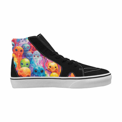 MEN'S Aliens  Tie Dye High Top Canvas Dreamcore Custom Shoes