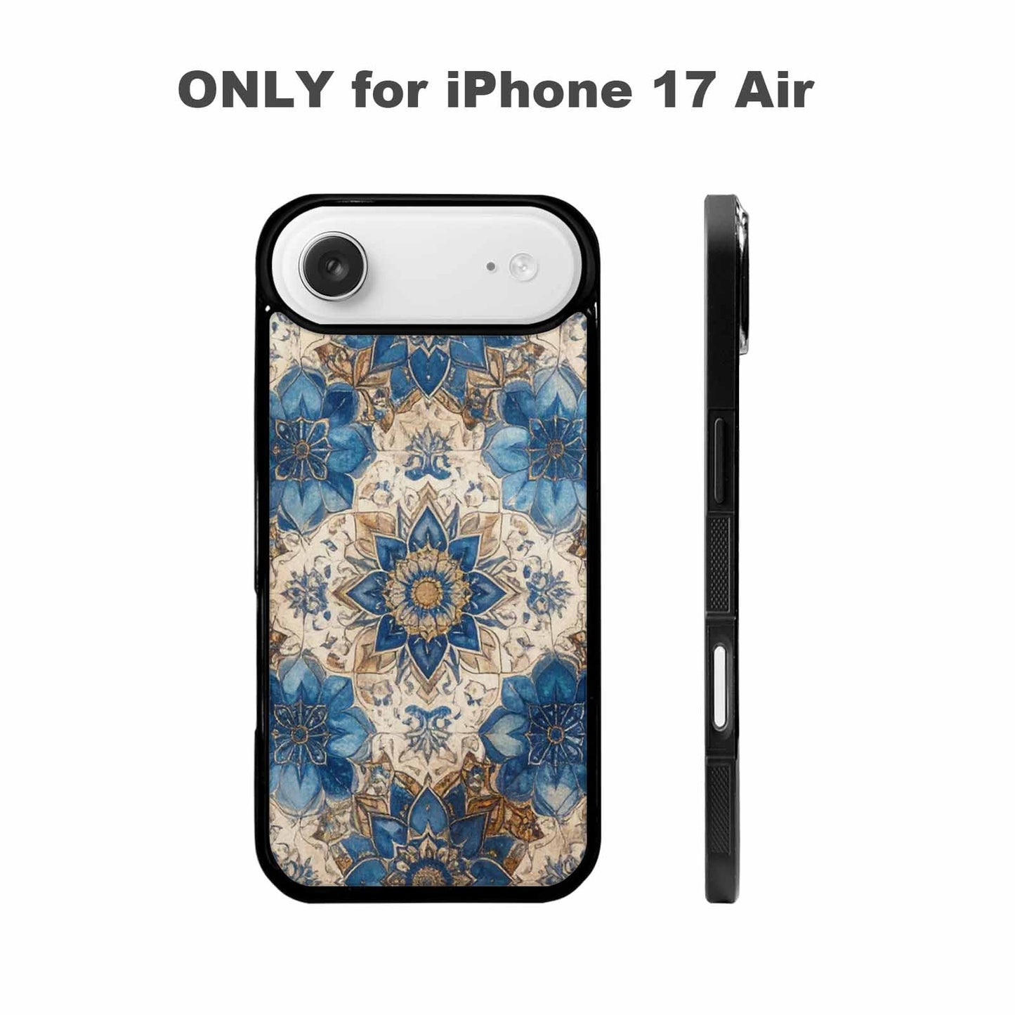 iPhone 17 Air Case — Small Mandala Pattern Randomly Varying Floral, Customized Protective Case