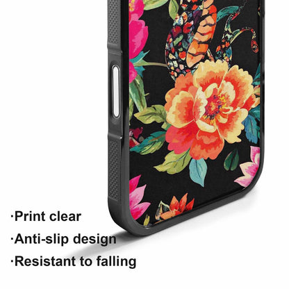 iPhone 17 Case — Snakes Print Floral Seamless Floral, Unique Phone Case Design