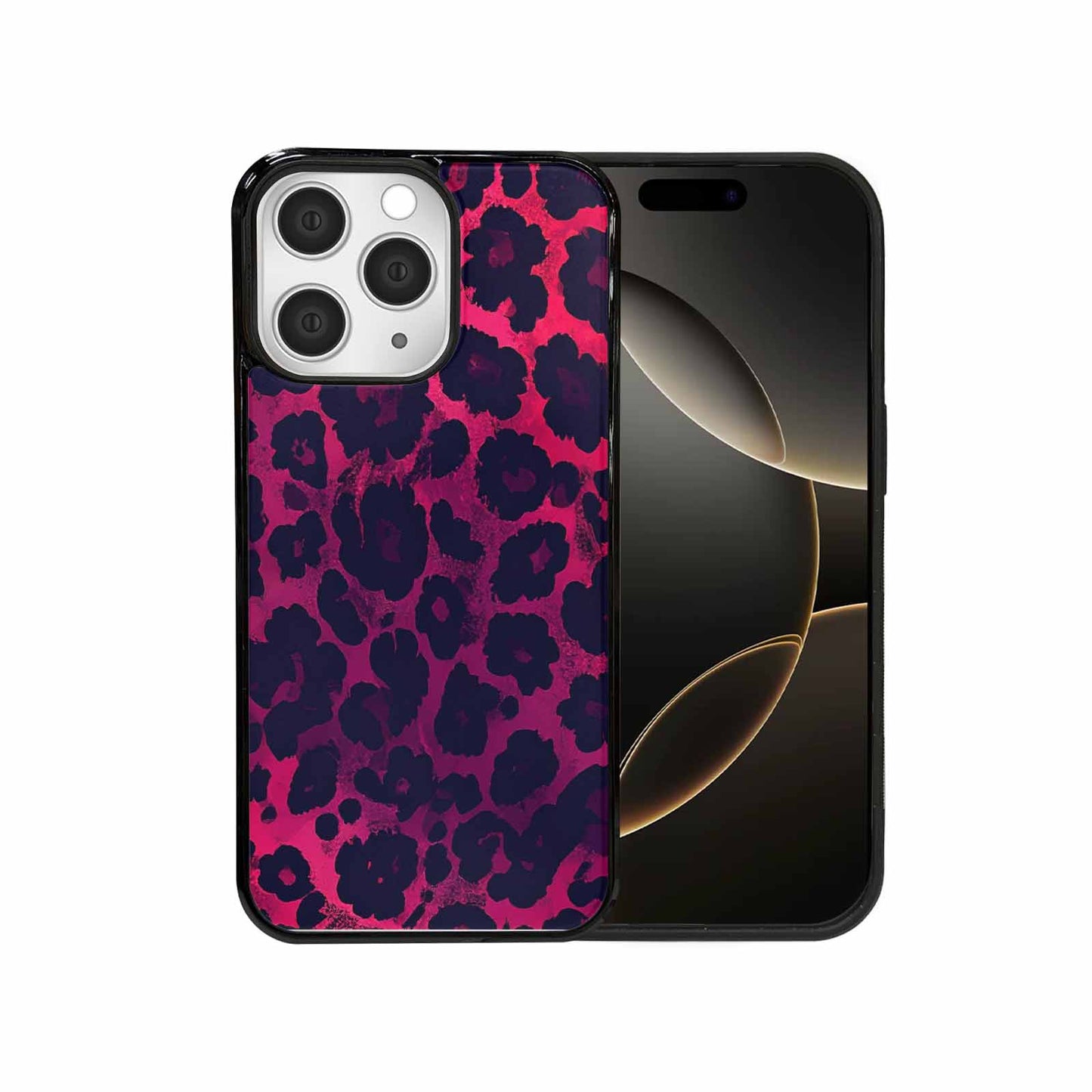 iPhone 15 Pro Max Case — Leopard Print Dark, Customized Protective Case