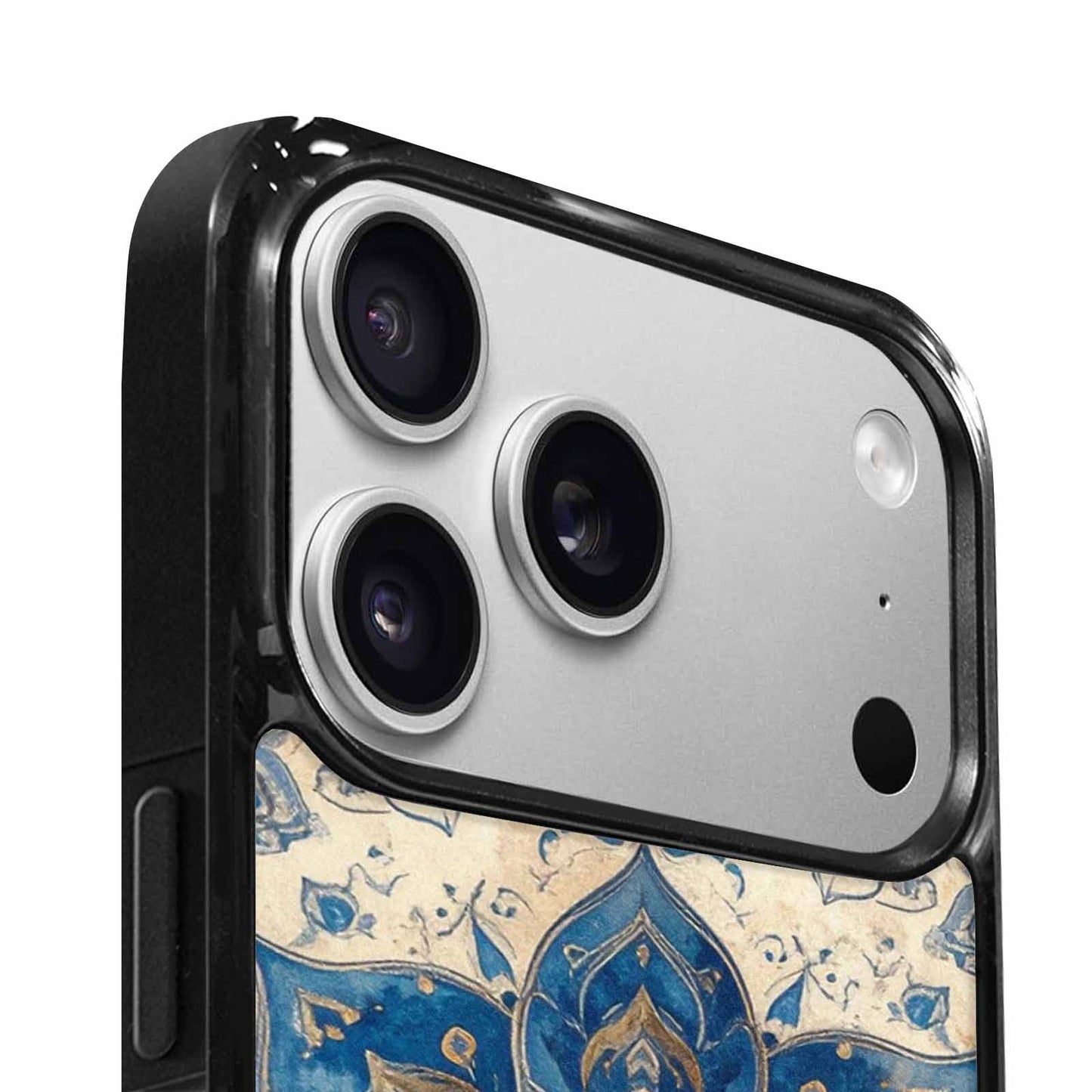 iPhone 17 Pro Max Case — Small Mandala Pattern, Randomly Floral, Custom Printed Phone Case