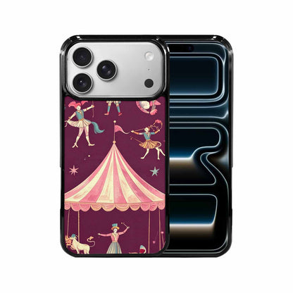 iPhone 17 Pro Max Case — Vintage Circus Art Pattern Retro Vintage, Original Design Phone Case
