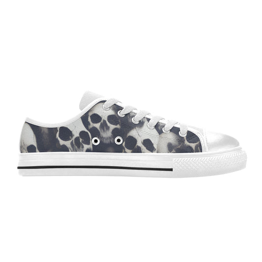 MEN'S Cc Skulls Greyscale Style Canvas Neon Fantasy Sneakers
