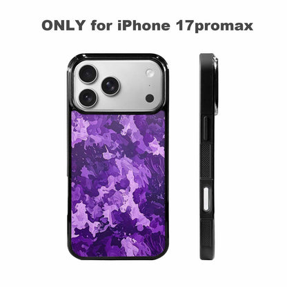 iPhone 17 Pro Max Case — Small Military Camouflage Blotch Camo, Custom Print Case Cover