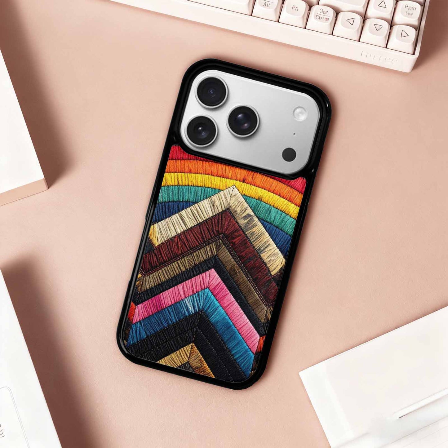 iPhone 17 Pro Case — Vivid Camo Progress Pride Camo, Customized Protective Case