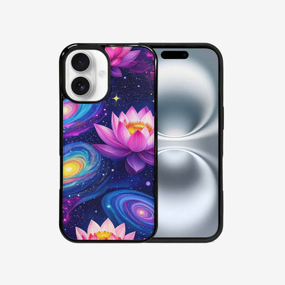 iPhone 16 Case — Lotus Galaxy, Custom Art Phone Cover