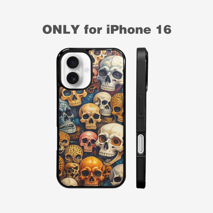 iPhone 16 Case — Skulls Animal Printskulls Patt 0h1, Custom Print Case Cover