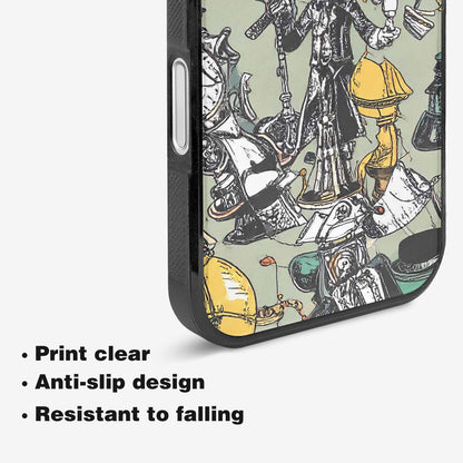 iPhone 16 Case — Noir Spy Silhouette Pen Ink Noir, Custom Print Case Cover