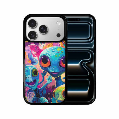 iPhone 17 Pro Case — Cartoon Alien Characters Alien Scifi, Custom Art Phone Cover