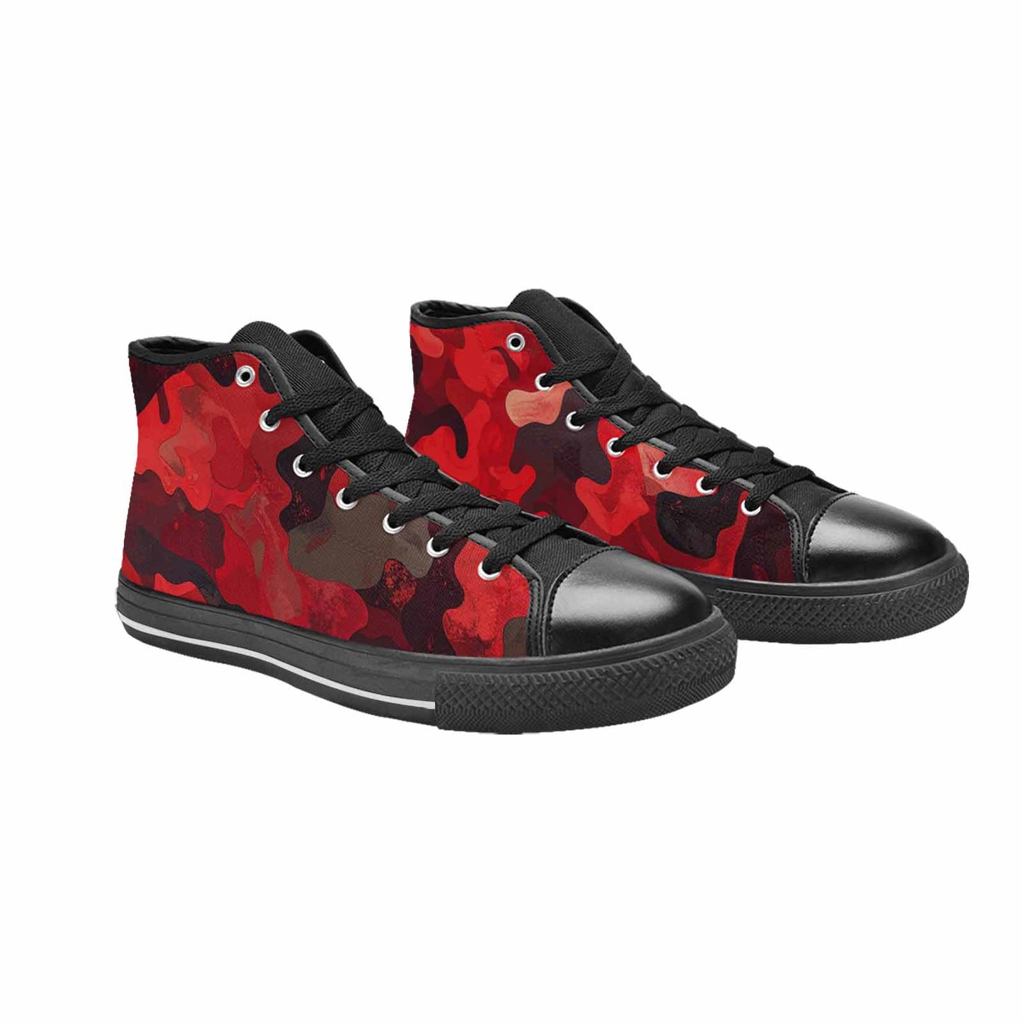 MEN'S Military Camouflage Blotch High Top Canvas Y2K Shoes