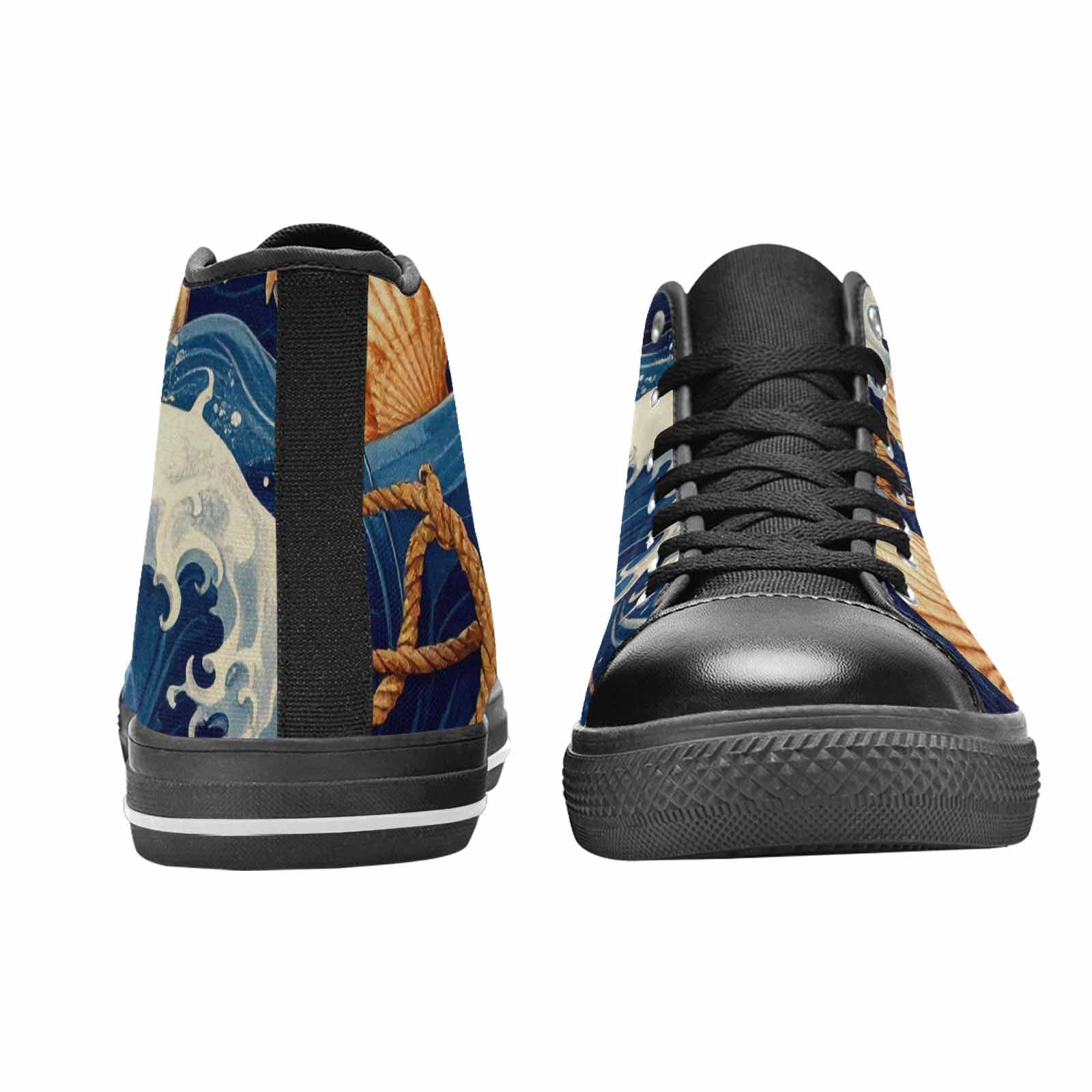 WOMEN'S Ocean Wave High Top Canvas Y2K Shoes
