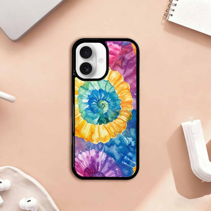 iPhone 17 Case — Small Tie Dye Swirl Tie Dye, Customized Protective Case