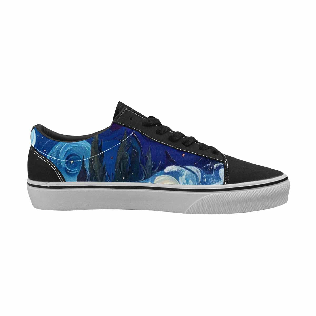 WOMEN'S Blend All Versions Canvas Lace-Up Aesthetic Sneakers