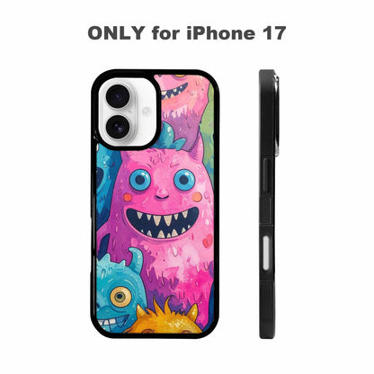 iPhone 17 Case — Seamless Repeating Pattern Of Cartoon Cute, Custom Designed Case Cover