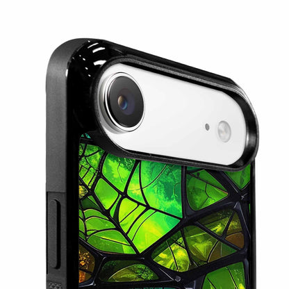 iPhone 17 Air Case — Neon Camo Spider Web Camo, Personalized Phone Case