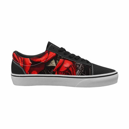 WOMEN'S Barbed Wire Coil Lace-Up Canvas Aesthetic Custom Shoes