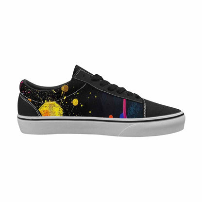 MEN'S Paint Splatter Canvas Lace-Up Wallpaper Art Shoes