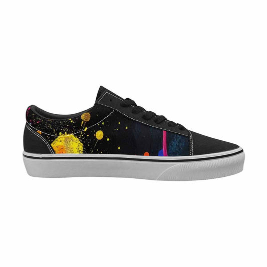 MEN'S Paint Splatter Canvas Lace-Up Wallpaper Art Shoes
