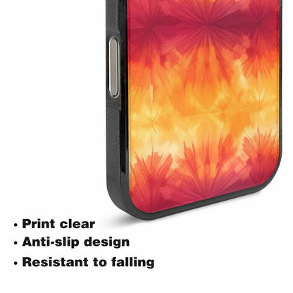 iPhone 16 Pro Case — Ombre Tie Dye Sunset, Custom Art Phone Cover