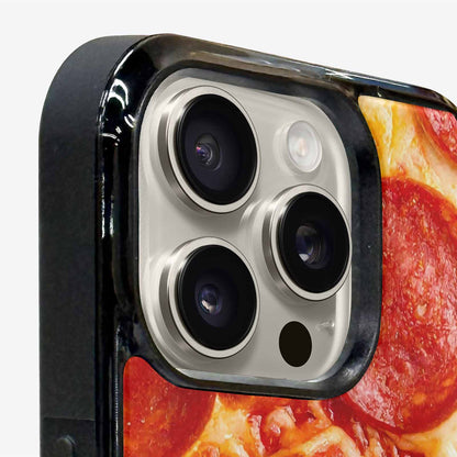 iPhone 15 Pro Max Case — Pepperoni Pizza Print Custom, Customized Protective Case