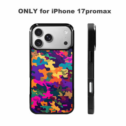 iPhone 17 Pro Max Case — Small Military Camouflage Blotch Camo, Custom Phone Case