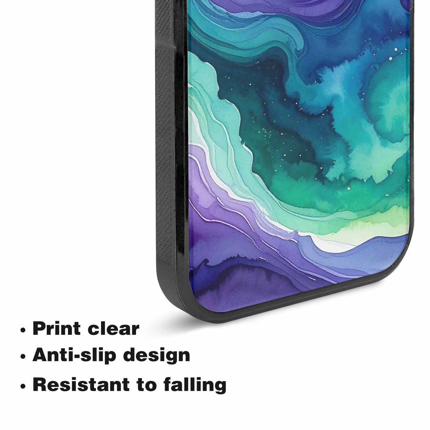 iPhone 15 Case — Galaxy Aurora Nebula, Customized Protective Case
