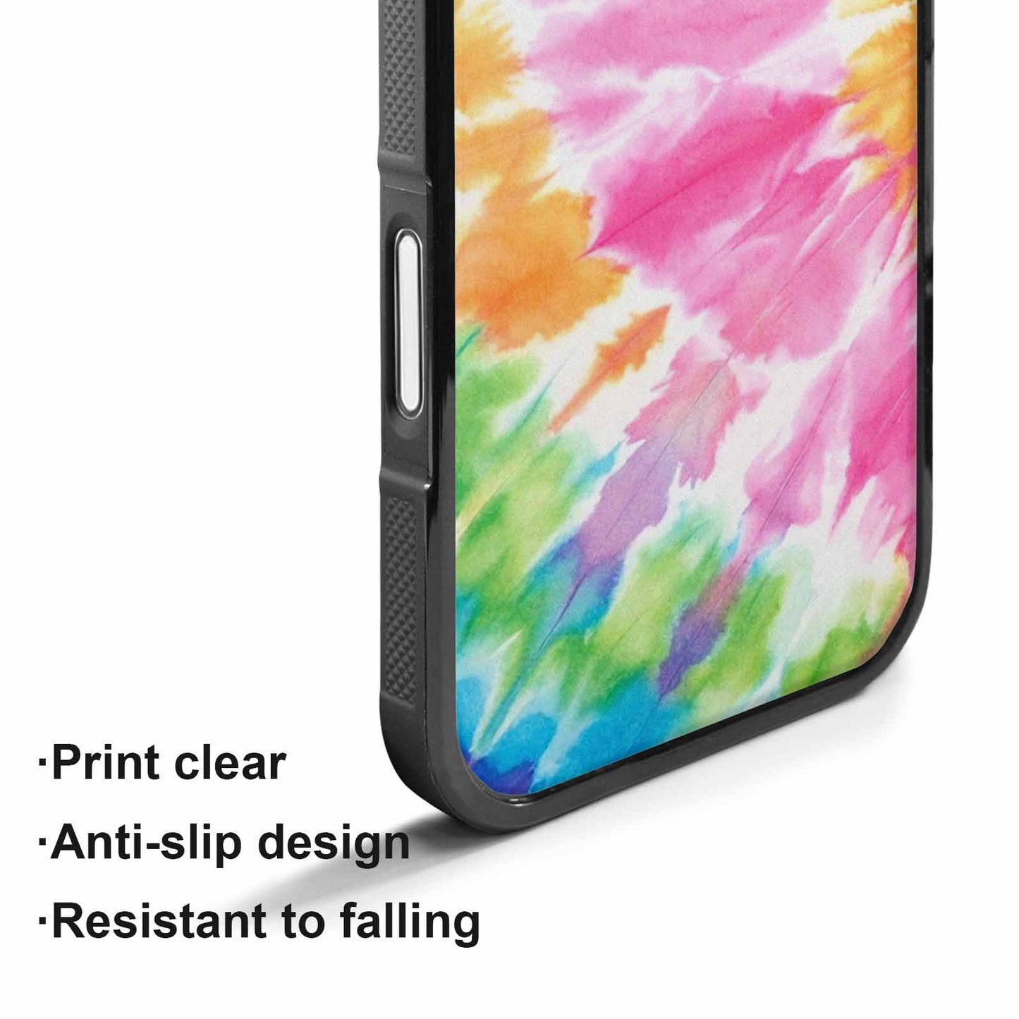 iPhone 17 Case — Tie Dye Rainbow Twist Custom Tie, Original Design Phone Case