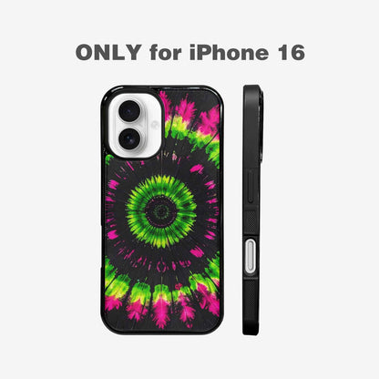 iPhone 16 Case — Acid Wash Tie Dye Pattern High, Custom Phone Case